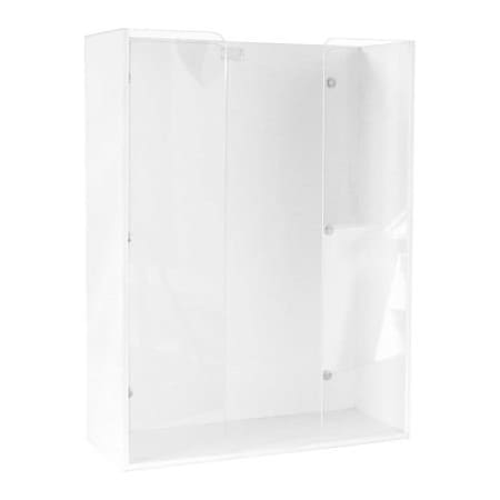 Trippnt TrippNT Triple Top Loading Glove Box Holder with Magnet Mount, 12"W x 5"D x 15"H, White/Clear 50558